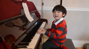 Tristan plays Jingle Bells and wishes everyone a merry Christmas!